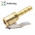 Import 8x26mm Long Hose Barb Euro Style Air Chuck Clip-on Brass Stem Open / Closed End Nickel Plated or Plain Brass Tire Repair Tools from China