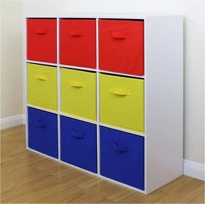 9 Cubes Kid Storage Drawer Cabinet Box Safe Tools Set