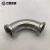 Import 90 degree elbow tri clamp 3/4 in. 304 316L stainless steel sanitary bend fitting from China