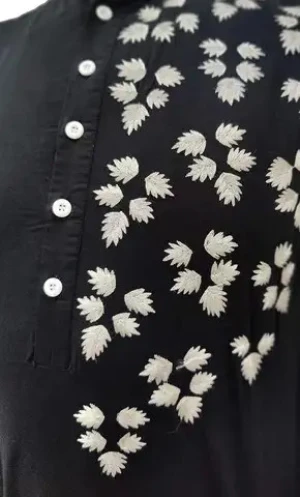 9010 Latest High-end Embroidery Southeast Asia Highly aesthetically pleasing any season kurta for men muslim shirts daily wear