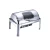 Import 9L hotel restaurant Stainless Steel Buffet server  chafing  dish ,2*1/2  Pan  Oblong Roll Top buffet stove. from China
