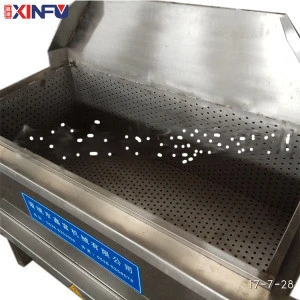 A circular electric deep frying oven for frying fish