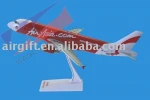 ABS Plastic model plane Air Asia AIRBUS A320 Scale plane model 1:100 airplane model