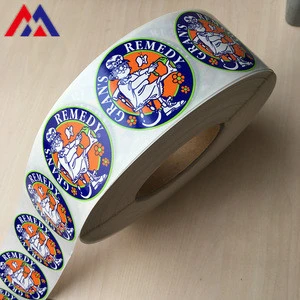 Accept custom Reliable Quality logo roll adhesive pvc sticker label