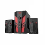 AC/DC Powered Computer Multimedia Speaker Home Theater Surround Sound Loud Bass Speaker System with FM Radio
