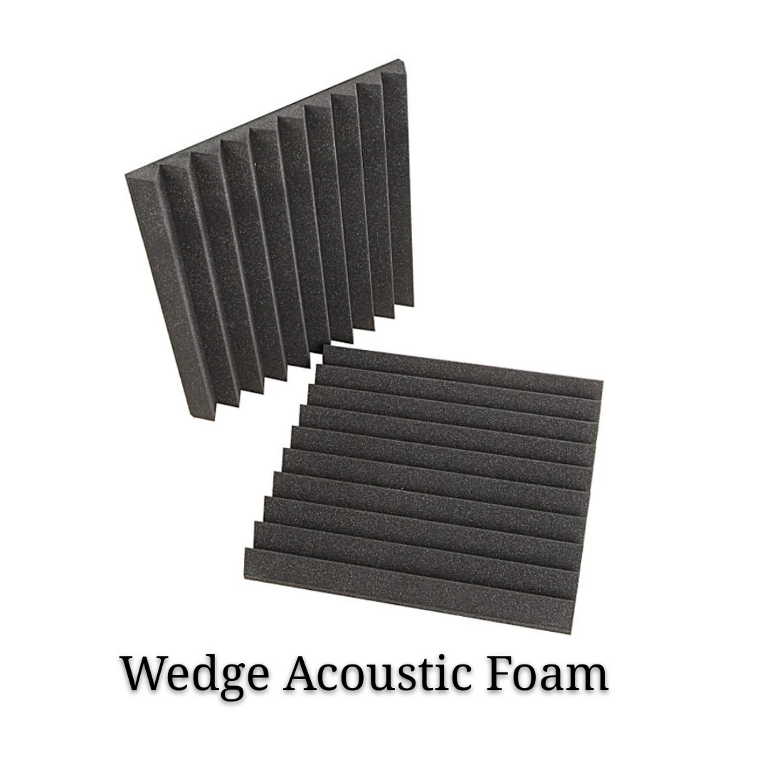 acoustic wedge studio room sound-absorbing sponge white acoustical foam sound deadening cotton Regular soundproof foam