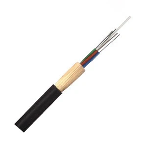 ADSS All Dielectric Self-supporting Aerial Fiber Optic Cable 12 24 Core Single Mode Cable