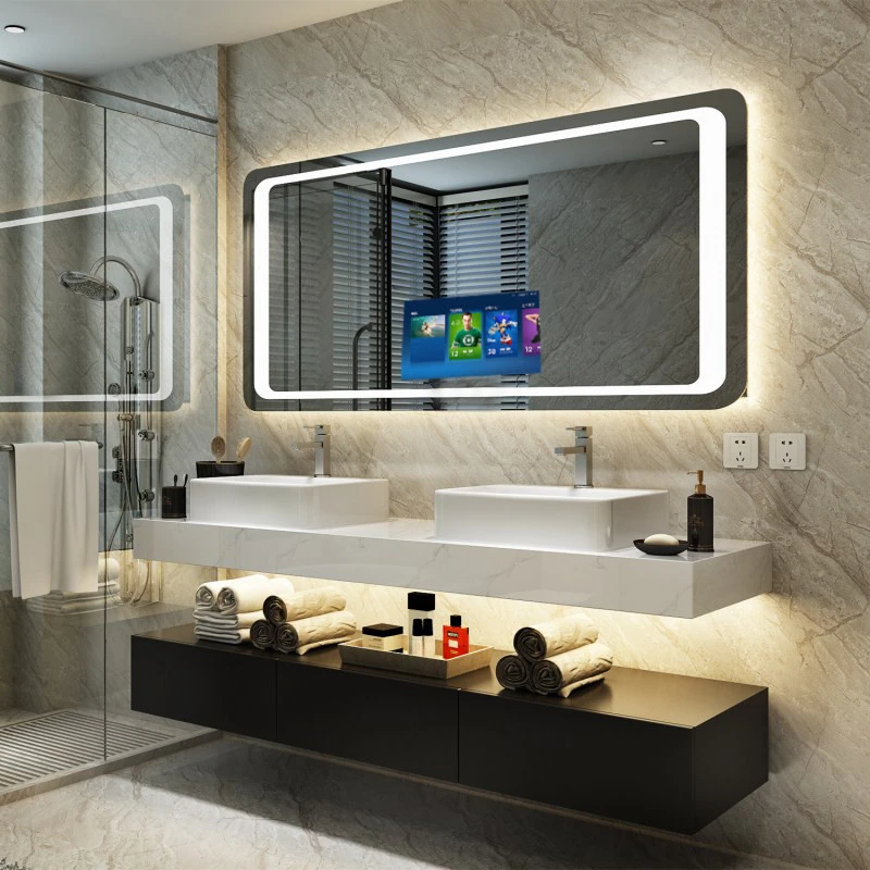 Advertisement Tv Mirror Price Glass Bathroom Accessory