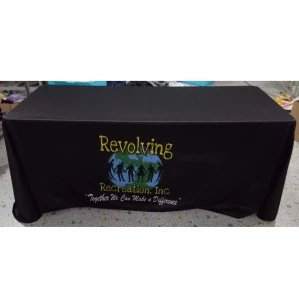 Advertising Printed Polyester Custom Table cover,exhibition Table Throw,Table cloth
