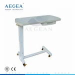 AG-OBT009 CE ISO approved lightweight hospital overbed table
