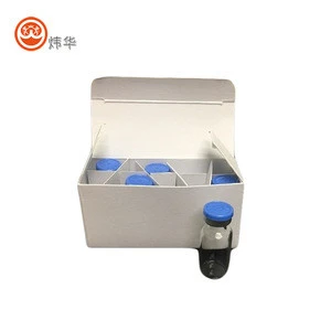 Agent custom medicine package white boxes 10ml vial boxes with insert