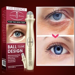 Aichun Beauty Roll Head Design Organic Pearl Anti Wrinkle Anti Aging Massage Eye Cream For Eye Bag Removal