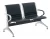 Import Airport bench chair 3-seater waiting bench chair with PVC cover from China