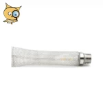 ALL IN 304 Stainless Steel 12  Inch 6 Inch Screen Bazooka Filter Hop Strainer For Homebrew Kettle Mash Tun of 1/2 NPT Thread