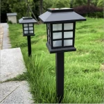 All in one Solar Mini house shape easy Installed lawn light
