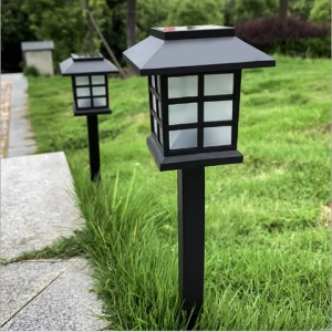 All in one Solar Mini house shape easy Installed lawn light