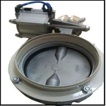 Aluminum Alloy Double Powder Pneumatic Butterfly Valve