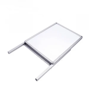 aluminum snap frame stand double sided poster display stand