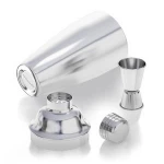 amazon hot sell 24-Ounce 18/8 Stainless Steel cocktail shaker & martini set cocktail shaker set/luxury bar set