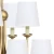 Import American concise style fine quality 8 arms brass metal chandelier with fabric lamp shade from China