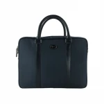 ANMAI wholesale high quality waterproof stitching leather shoulder briefcase men's laptop bag