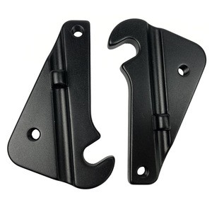 Anodized black hot forging machinery components CNC machining cutting bicycle dropout hangers
