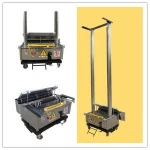 Auto rendering machine for wall