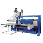 automatic double-side thermoforming plastic sheet cutting machine