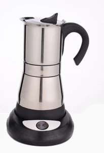 Automatic espresso moka coffee maker/ coffee machine spare parts/ lectric moka coffee maker 4 CUP
