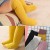 Import Autumn Winter Warm Infant Knee High Booties Socks Tights Solid Color Knitted Cotton Newborn Baby Girl Boy Knee High Socks from China