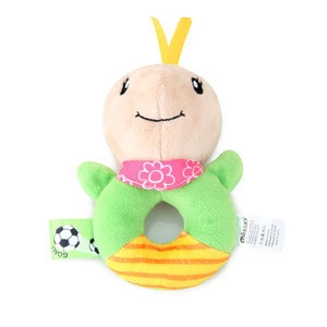 Baby soft plush baby rattle toys soft toys with high quality