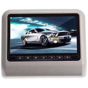 Back seat monitor audio and video disc/MP3 compatible 9 inch TFT car headrest lcd monitor