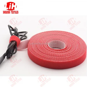 back to back magic fasteners roll/ duble side hook and loop tape /self-gripping strap
