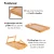 Import Bamboo Bed Tray Table for Eating Breakfast Tray for Bed Foldable Wood Serving Tray with Legs for Home, Bedroom, Hospital from China
