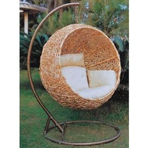 Bamboo Bird Nest Swing Chair bali rattan outdoor furniture