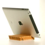 Bamboo Curved Mobile Phone Holders Tablet PC Stand Cheap Phone Holder Custom Logo Mobile Phone Accessories