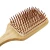 Import Bamboo paddle hairbrush with bamboo bristle for stimulate scalp and blood flow from China