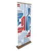 Bamboo Stand Roll Up Display Pull Up Banners with size 80x200cm / 85x200cm