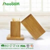 Bamboo Toothpicks Dispenser Holder Toothpick Storage Box Organizer