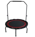 Baoxiang ITS GS 40 inches 102cm indoor Fitness Foldable Folding Mini Boungee Elastic Ropes trampoline with n Shaped handle bar