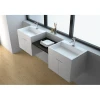 Bathroom Furniture Solid Surface Wash Basin Wall-mounted Assembled Cabinet Bathroom Seamless  Storage Cabinet Basin JZ6013