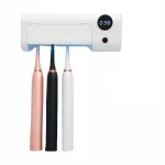 bathroom toothbrush holder toothbrush cleaner sanitizer uvc lighting ultraviolet toothbrush sterilizer