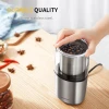 Bean Corn Mill Spice Grinder Removable Bowl Stainless Steel Electric Coffee Grinder