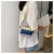 Import Beautiful Clutch Female Shoulder Bags Square Small Women Messenger Contrast Color Leather Crossbody Bag from China