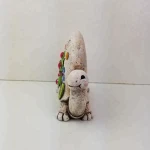 Beautiful Snail Decorated With Gem Stone Craft Cement Arts Crafts