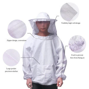 Bee safety Clothing with Gloves Beekeeping Jacket Brush Scraper Apiculture Beebeekeeping Suit Sets