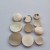 Import bespoke buttons pearl shell button natural trocas shell blank from China