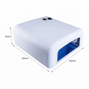 Best 818 36W UV LED Nail lamp electric 4 LEDs Nail dryer for All Gels with 30s/60s button Perfect Thumb Solution