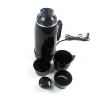 [Best Offer Outdoor Kettle] Cigarette-Lighter Car Kettle with Drinking Cup  12V/24V  1L Black 150W/250W Coffee Tea Water Maker