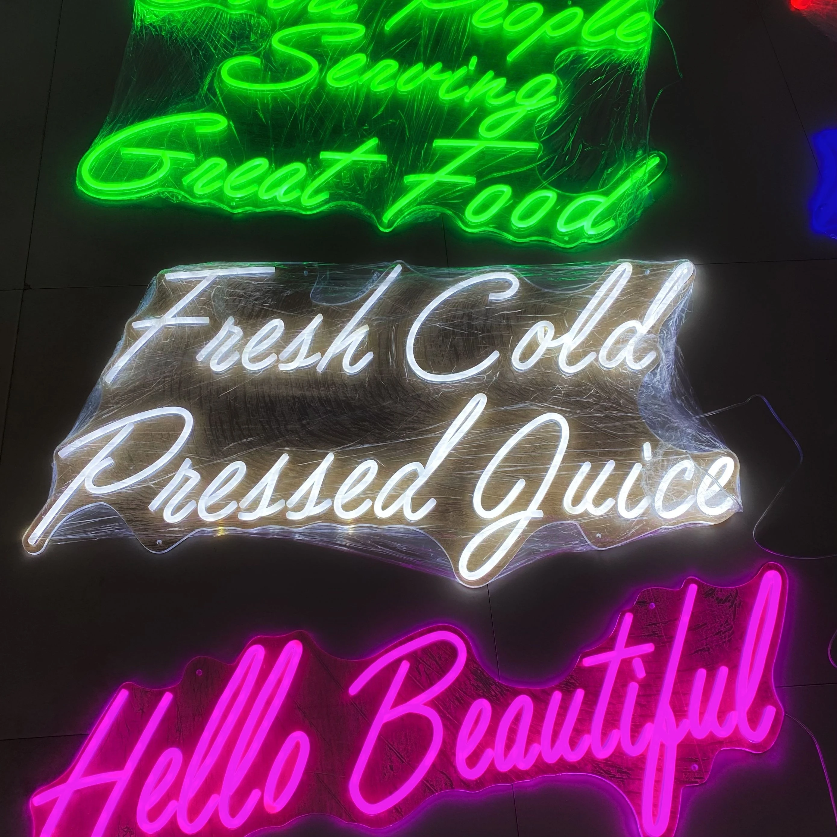 Best price China manufacturer advertising acrylic LED neon sign custom